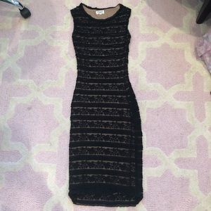 Max studio specialty products black lace dress